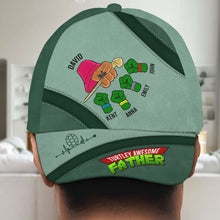 Load image into Gallery viewer, Personalized Classic Dad Cap - Custom Name Design Caps PopCulturePrints