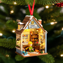 Load image into Gallery viewer, “Every Book Lover’s Dream” - Personalized Christmas Ornament - Custom Gift for Readers, Friends, Family Ornament PopCulturePrints