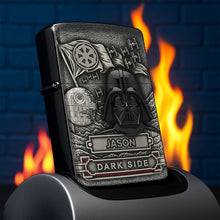 Load image into Gallery viewer, Embrace the Dark Side - Personalized Galaxy Warrior Lighter for Star Wars Fans Lighter PopCulturePrints