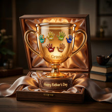 Load image into Gallery viewer, #1 Grandpa Trophy - Personalized Acrylic Light Box for Father's Day Gifts Light Box PopCulturePrints