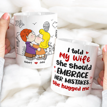 Load image into Gallery viewer, Customizable Couple Coffee Mug - Perfect Valentine's Day Gifts for Couples Coffee Mug PopCulturePrints