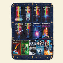 Load image into Gallery viewer, “Embark on a Cosmic Journey” - Retro Space Adventure Blanket - Personalized Gift for Space Lovers