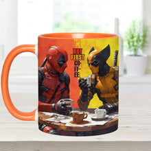 Load image into Gallery viewer, But First Coffee - Antihero Mug Accent Mug PopCulturePrints