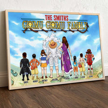 Load image into Gallery viewer, Personalized Family Canvas - Anime Inspired Design Poster & Canvas PopCulturePrints