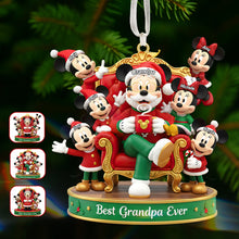Load image into Gallery viewer, Best Grandma Ever - Personalized Christmas Ornament for Grandparents Ornament PopCulturePrints