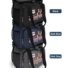 Load image into Gallery viewer, "Tough Enough to Be a Dog Mom & Camping Queen" - Personalized Lunch Bag for Dog Lovers Lunch Bag, Cooling Tote PopCulturePrints