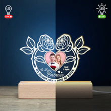 Load image into Gallery viewer, Personalized 3D LED Light: Love's Embrace Custom Gift Led Night Light PopCulturePrints