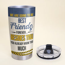 Load image into Gallery viewer, Personalized Best Friends Tumbler - Forever My Partner in Crime Tumbler Cup PopCulturePrints