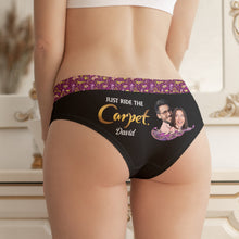 Load image into Gallery viewer, Magic Carpet Ride Personalized Couple Boxers - Fun & Unique Valentine's Day Gifts Boxer Briefs PopCulturePrints