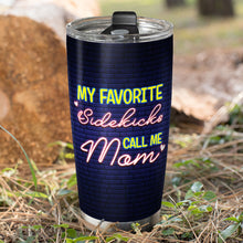 Load image into Gallery viewer, Personalized Super Mom and Kids Tumbler Tumbler Cup PopCulturePrints