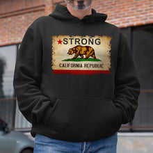 Load image into Gallery viewer, California Strong Bear Flag T-Shirt Shirts PopCulturePrints