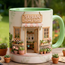 Load image into Gallery viewer, “Where Plants Flourish” - Personalized Garden Shop Accent Mug for Garden Lovers Coffee Mug PopCulturePrints