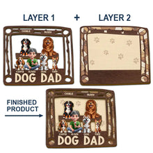 Load image into Gallery viewer, Proud Dog Dad - Personalized Custom Shaped Car Visor Clip Car Visor Clip PopCulturePrints