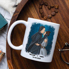 Load image into Gallery viewer, Personalized Galactic Love Mug for Couples - Custom Names & Date | Valentine's Day Gifts Coffee Mug PopCulturePrints