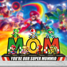 Load image into Gallery viewer, You're Our Super Mom! - Personalized Game Fans Plaque - Gift for Mom and Grandma Shaped Plaques PopCulturePrints