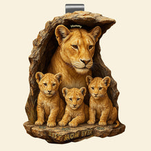 Load image into Gallery viewer, "Best Mom Ever" - Personalized Acrylic Car Visor Clip - Custom Gift for Mom and Grandma Car Visor Clip PopCulturePrints