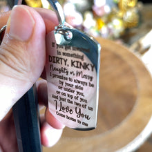 Load image into Gallery viewer, Personalized Partner in Crime Keychain - Customized Engraved Stainless Steel Gift Keychains PopCulturePrints