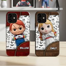 Load image into Gallery viewer, "Embrace Your Fears!" - Horror Character Phone Case - Personalized Custom Gift for Horror Lovers and Fans Phone Case PopCulturePrints