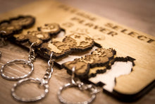 Load image into Gallery viewer, Retro Gamer Laser-Cut Key Holder PopCulturePrints