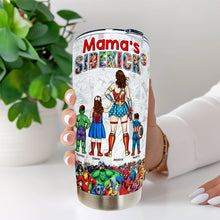 Load image into Gallery viewer, "Mommy's Sidekicks" - Personalized Tumbler for Strong & Supportive Moms - Gift for Mom, Grandma, and More! Tumbler Cup PopCulturePrints