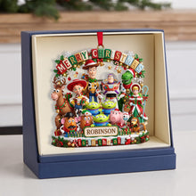 Load image into Gallery viewer, "Make Every Christmas Special!" - Personalized Festive Friends Acrylic Ornament - A Unique Gift for Families and Loved Ones