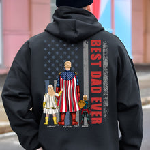 Load image into Gallery viewer, “Best Dad Ever” - Personalized Gift for Dads, Grandpas and Father Figures Shirts PopCulturePrints