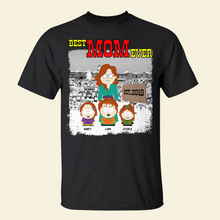 Load image into Gallery viewer, Best MOM Ever - Personalized Mom Shirt for Unique Gifts Shirts PopCulturePrints