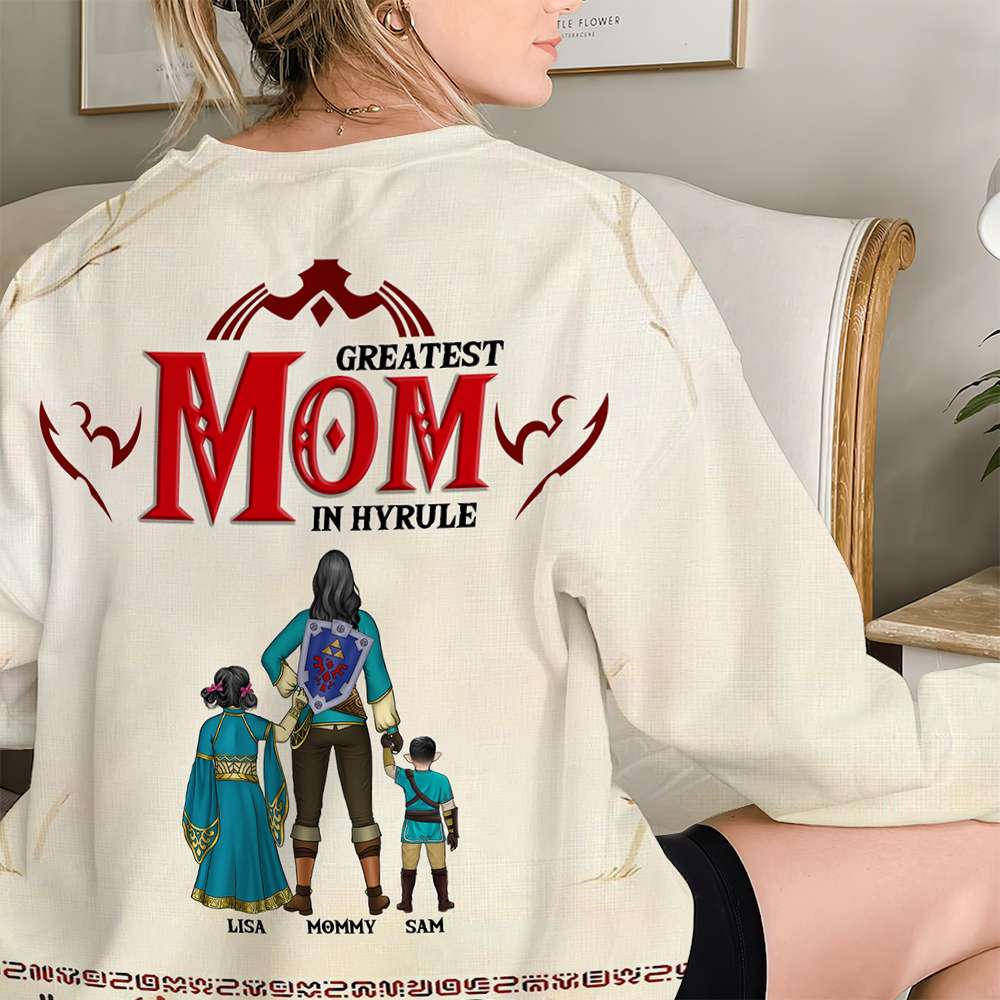 Greatest Dad in Hyrule Personalized 3D Shirt - Perfect Father's Day Gift AOP Products PopCulturePrints