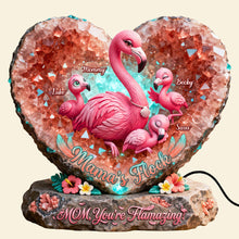 Load image into Gallery viewer, “Mom, You're Flamazing!” - Personalized Flamingo Light Box for Mothers Light Box PopCulturePrints