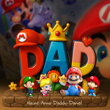 Load image into Gallery viewer, Adventure Awaits with Daddy - Personalized Acrylic Plaque, Perfect Gift for Dad and Grandpa Shaped Plaques PopCulturePrints