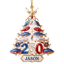 Load image into Gallery viewer, Fishing 250th USA Anniversary Ornament - Personalized Gifts For Christmas 04pgqn220826 Ornament PopCulturePrints
