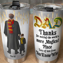 Load image into Gallery viewer, Magical Dad Personalized Tumbler - Perfect Gift for Father's Day Tumbler Cup PopCulturePrints