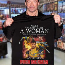 Load image into Gallery viewer, Wolverine Fan Women's T-Shirt - Hugh Jackman Edition Shirts PopCulturePrints