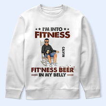 Load image into Gallery viewer, I'm Into Fitness - Personalized T-Shirt for Beer Lovers T-shirt PopCulturePrints