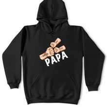 Load image into Gallery viewer, Dad's Fist Punch - Personalized T-Shirt for Fathers T-shirt PopCulturePrints