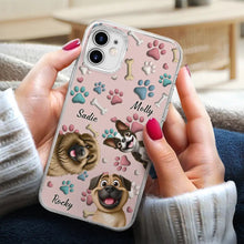 Load image into Gallery viewer, "Celebrate Your Love for Pups!" - Dog Mom & Dog Dad Custom 3D Inflated Effect Printed Phone Case - Perfect Gift for Pet Lovers Clear Phone Case PopCulturePrints