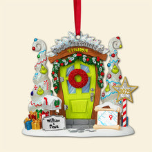 Load image into Gallery viewer, “Celebrate Your First Christmas Together!” - Personalized Ornament for Couples - Perfect Gift for Newlyweds and New Homeowners Ornament PopCulturePrints