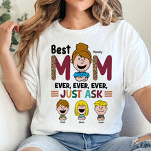 Load image into Gallery viewer, Best Mom Ever Personalized Shirt Shirts PopCulturePrints