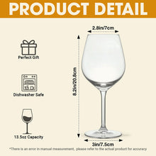 Load image into Gallery viewer, Congrats on Being Our Bestie - Personalized Forever Besties Wine Glass Wine Glass PopCulturePrints