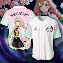 Load image into Gallery viewer, “Unleash the Warrior Within” - Mystic Sword Warrior Baseball Jersey Shirt - Personalized Gift for Anime Lovers, Friends, Family AOP Products PopCulturePrints