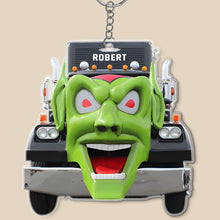 Load image into Gallery viewer, Personalized Truck Keychain - Perfect Gift for Truck Enthusiasts Keychains PopCulturePrints