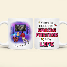 Load image into Gallery viewer, Perfect Gaming Partner Personalized Mug for Couples Coffee Mug PopCulturePrints