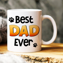 Load image into Gallery viewer, Best Dog Dad Ever Personalized Mug - Father's Day Gift Coffee Mug PopCulturePrints