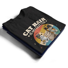 Load image into Gallery viewer, Spread Love Like Cat Hair - Personalized T Shirt for Cat Lovers T-shirt PopCulturePrints