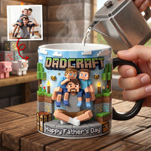 Load image into Gallery viewer, Celebrate Creativity with Dadcraft - Personalized Magic Mug for Dads Coffee Mug PopCulturePrints