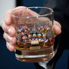 Load image into Gallery viewer, “Celebrate 250 Years of Freedom with a Personal Touch!” - Personalized Round Glass for Patriotic Celebrations