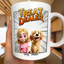 Load image into Gallery viewer, Treat Dealer Mug - Personalized Gift for Dog Lovers Mug PopCulturePrints