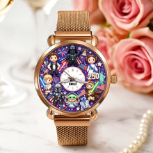 Load image into Gallery viewer, Celebrate Your Heritage – Patriotic Pride Mesh Strap Quartz Watch Quartz Watch PopCulturePrints
