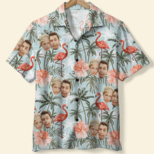 Load image into Gallery viewer, Personalized Hawaiian Shirt with Custom Photo for Couples Hawaiian Shirts PopCulturePrints