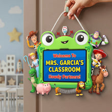 Load image into Gallery viewer, Welcome to Mrs. Garcia's Classroom - Personalized Teacher Gift Sign